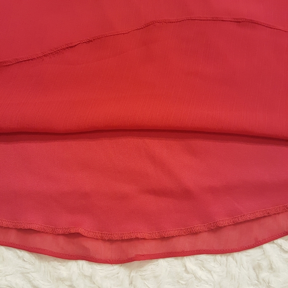 Judith March One Sleeve Red Tunic - Picture 12 of 12